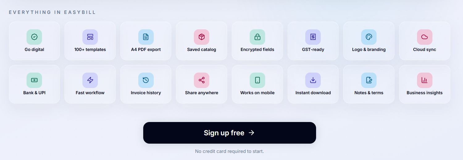 easyBILL gallery image