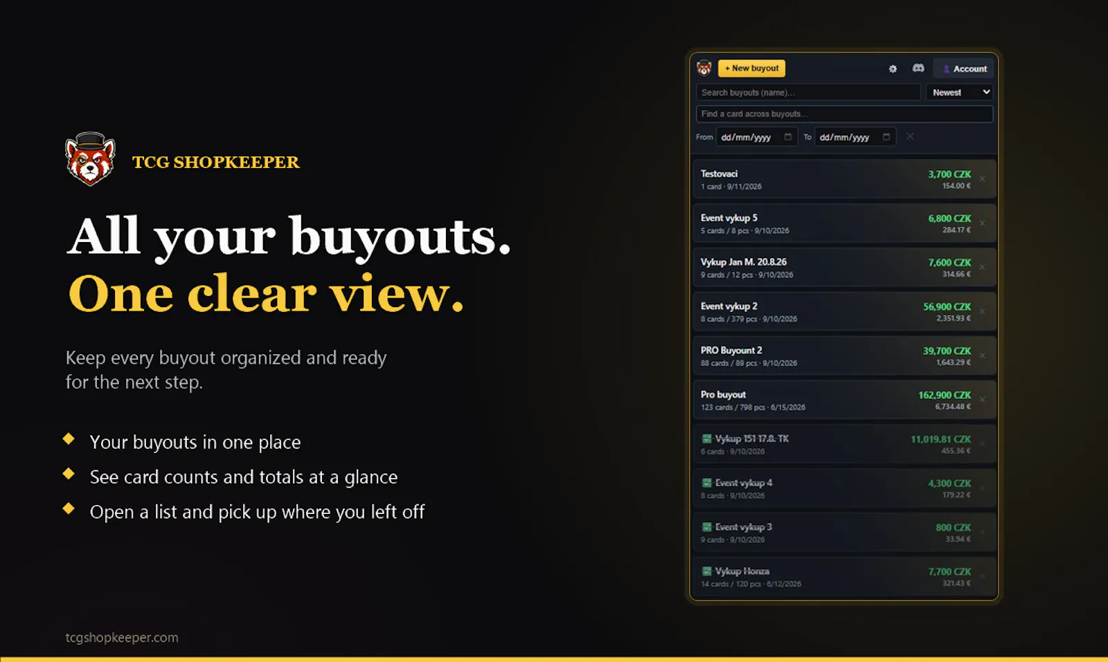 TCGshopkeeper screenshot 3