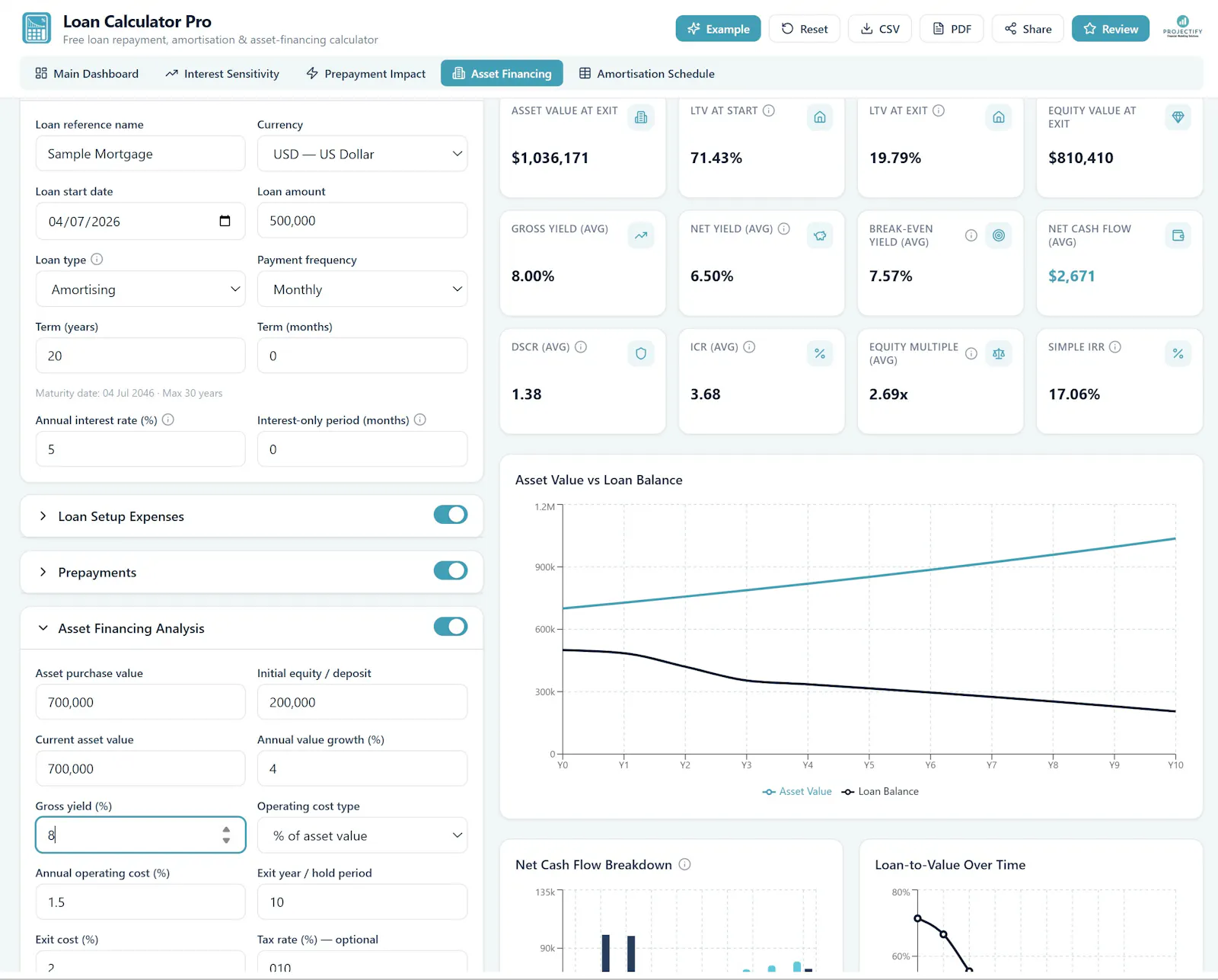 Loan Calculator Pro screenshot 2