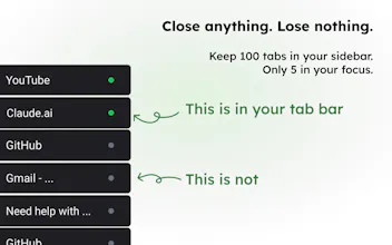 Uncluttr - Clean up your tabs gallery image