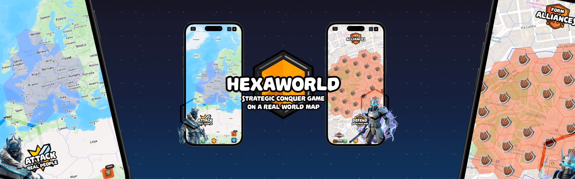 HEXAWORLD.APP - 互動六邊形世界領土征服遊戲 media 5