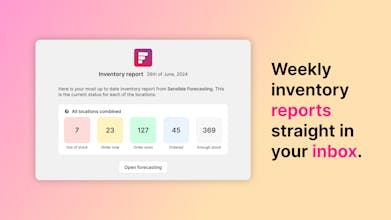 Sensible Inventory Forecasting gallery image