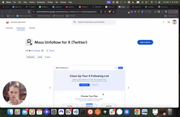 Mass Unfollow for X ( Twitter ) gallery image