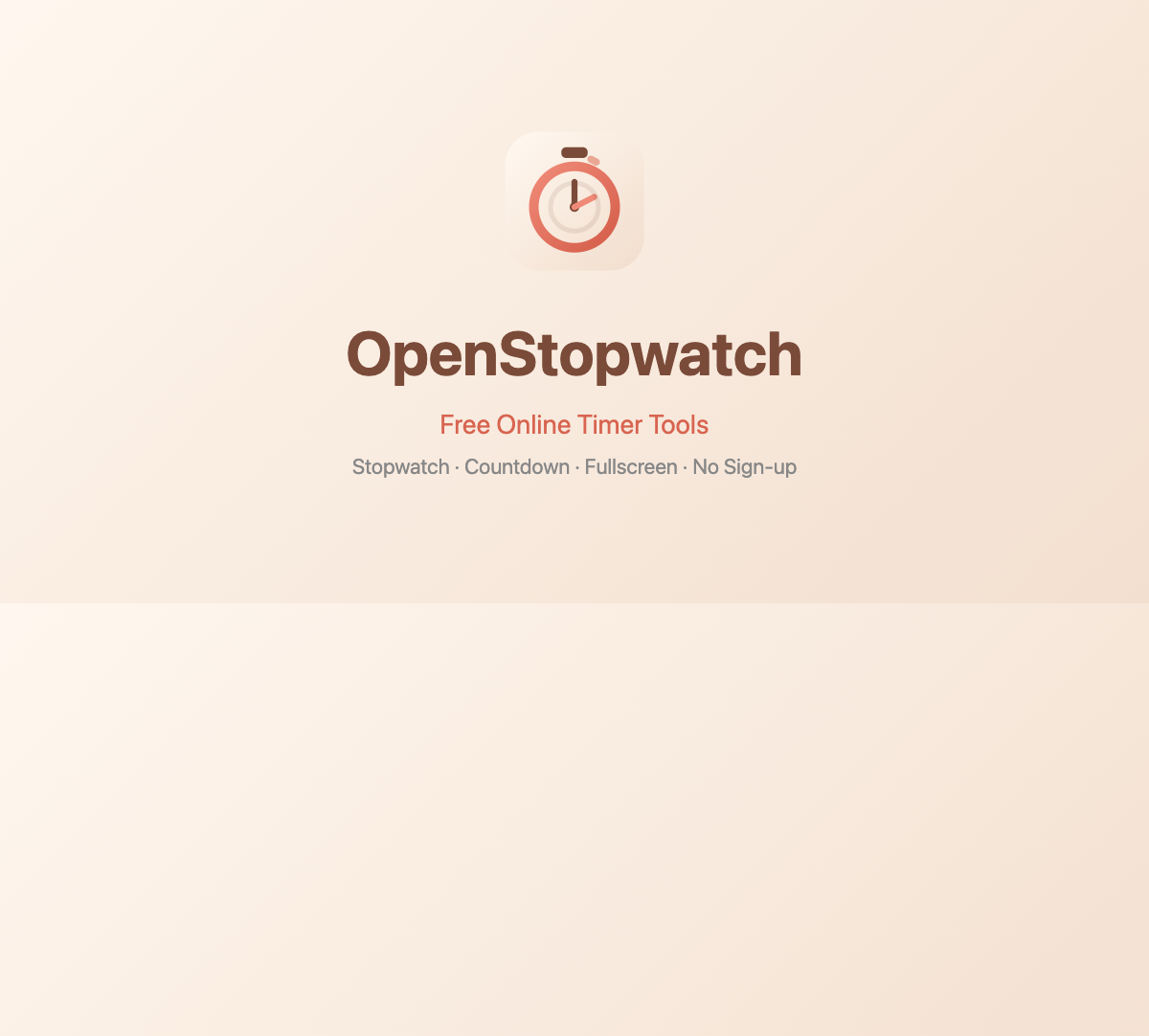 OpenStopwatch gallery image