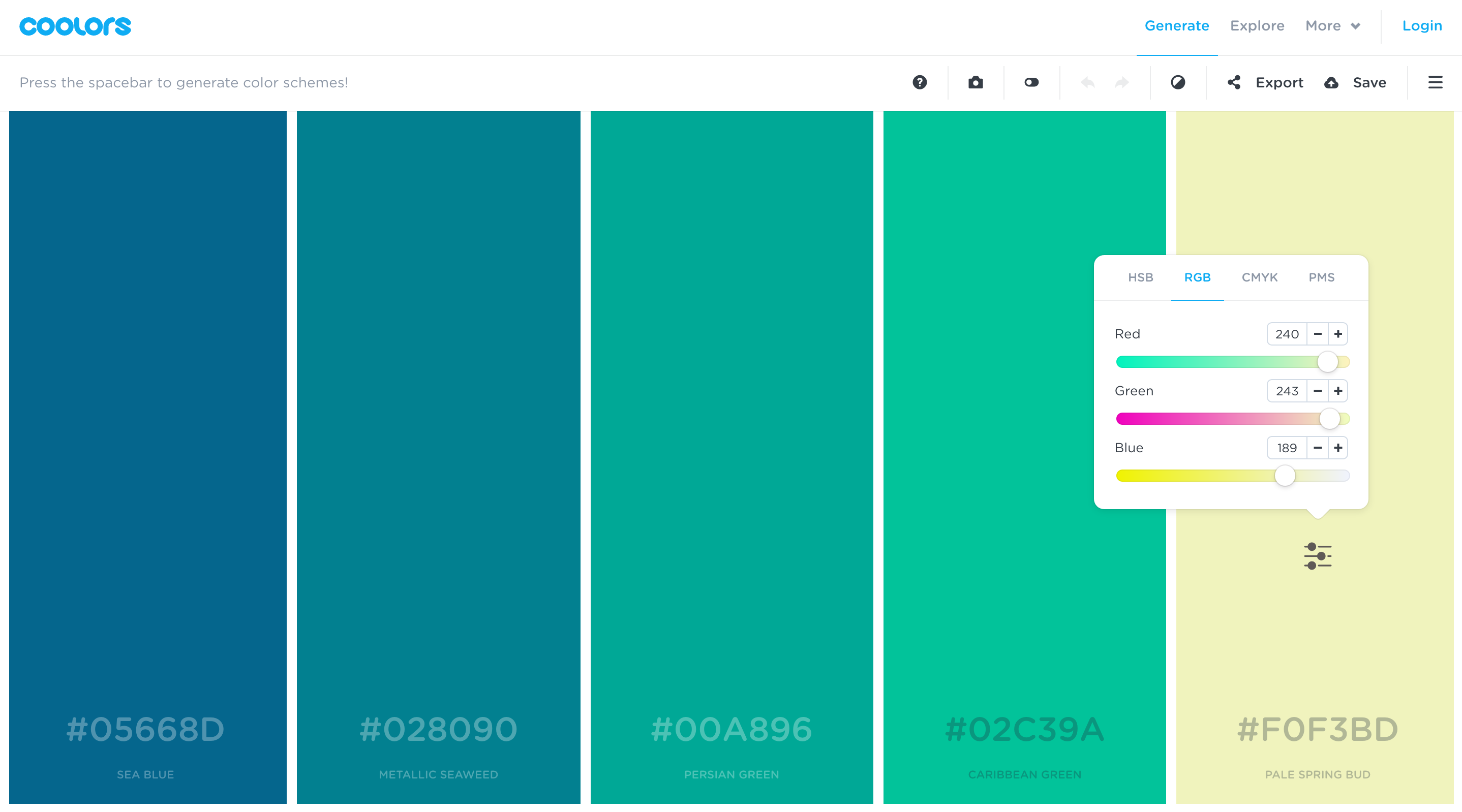 Coolors - Super Fast Color Schemes Generator For Cool Designers ...