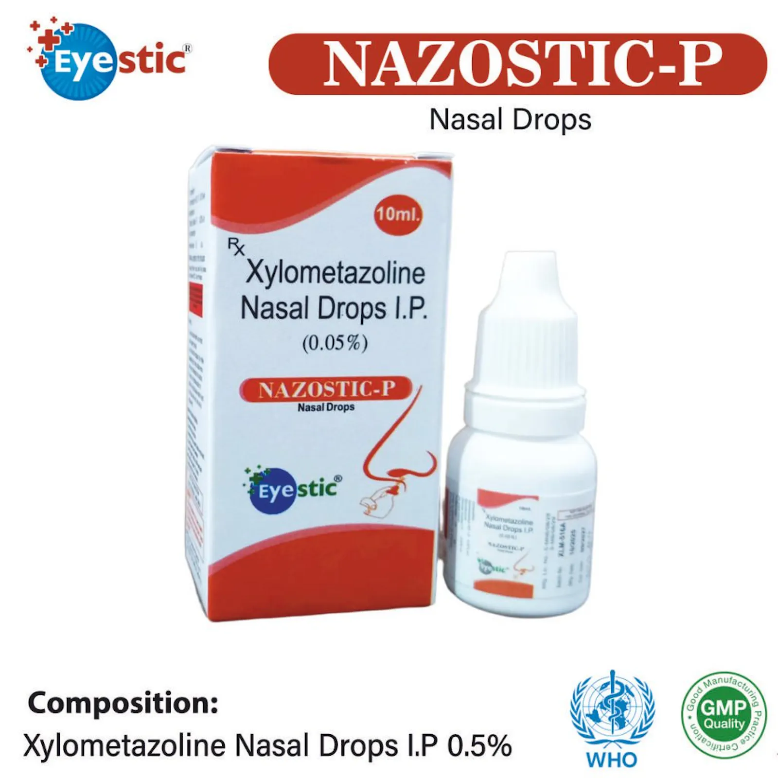 Xylometazoline nasal drops | Nazostic-P screenshot 1