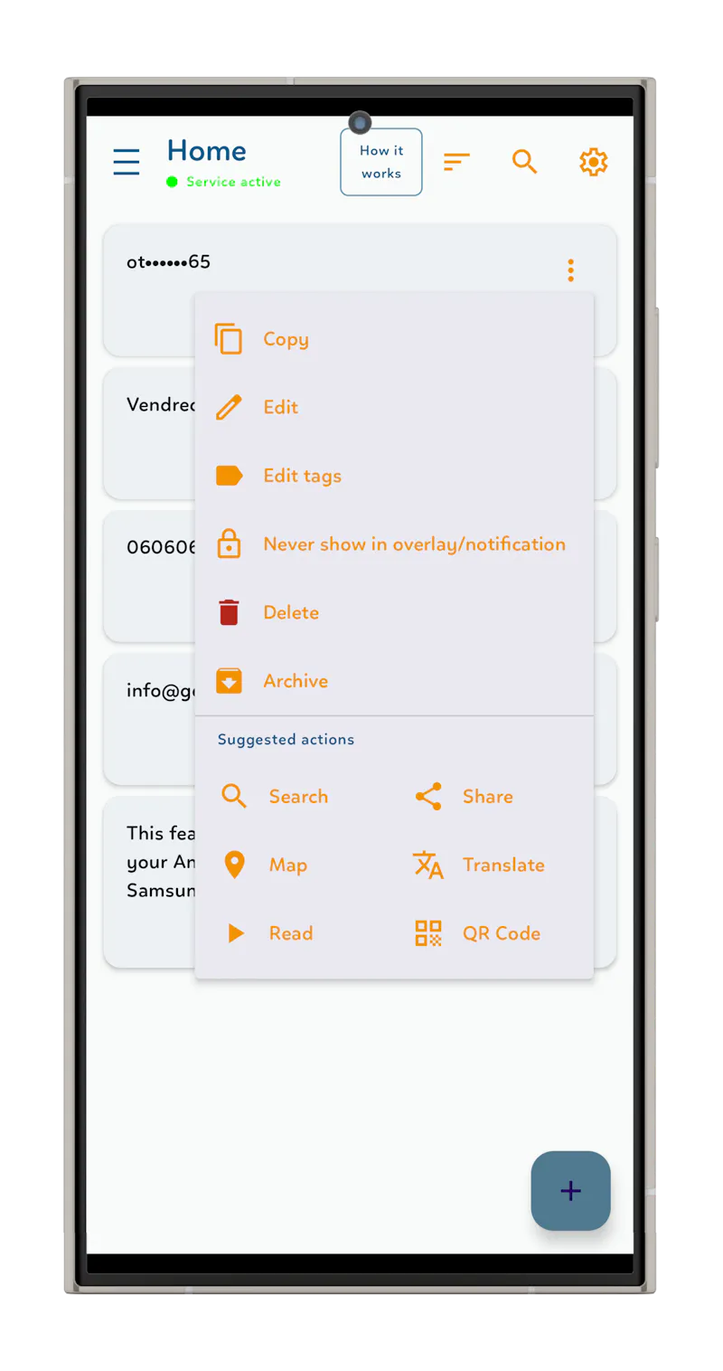 MyClipBoard - Clipboard manager screenshot 2