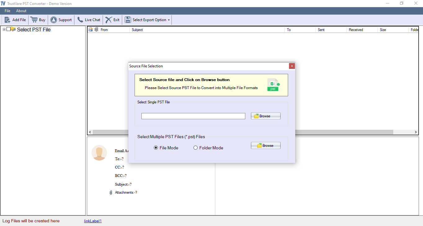TrustVare PST Converter Tool media 1