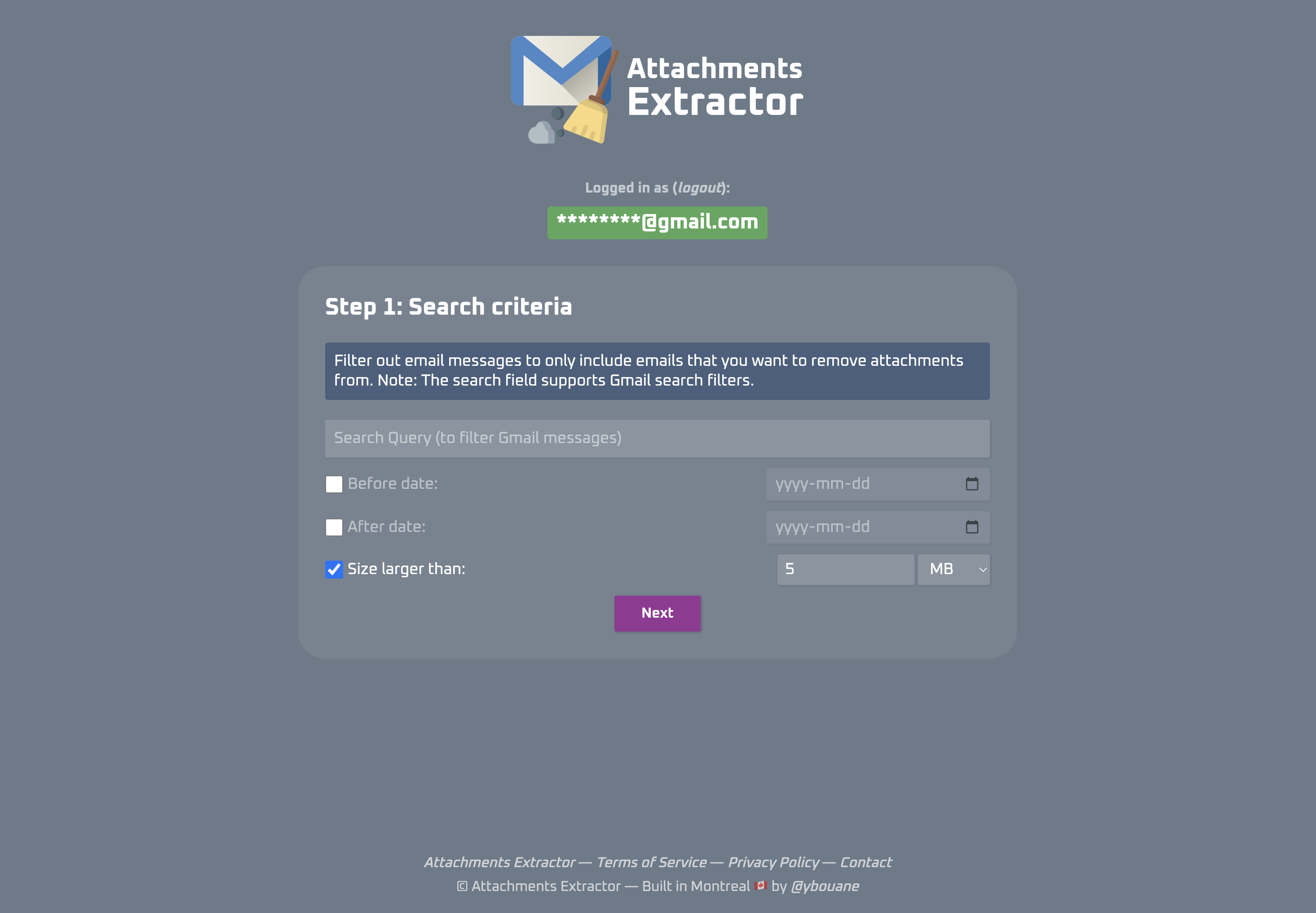 Экстрактор вложений для Gmail media 2
