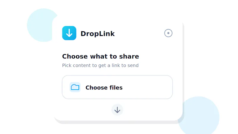 DropLink screenshot 2