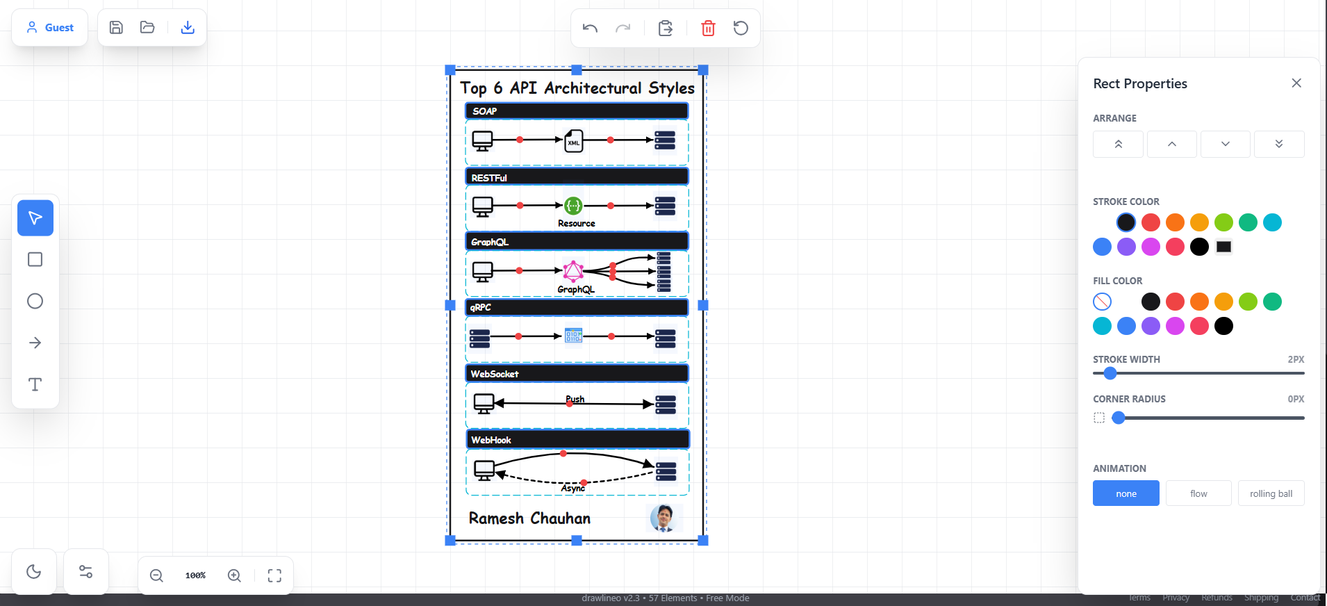 drawlineo - Screenshot 2 showing product features and functionality