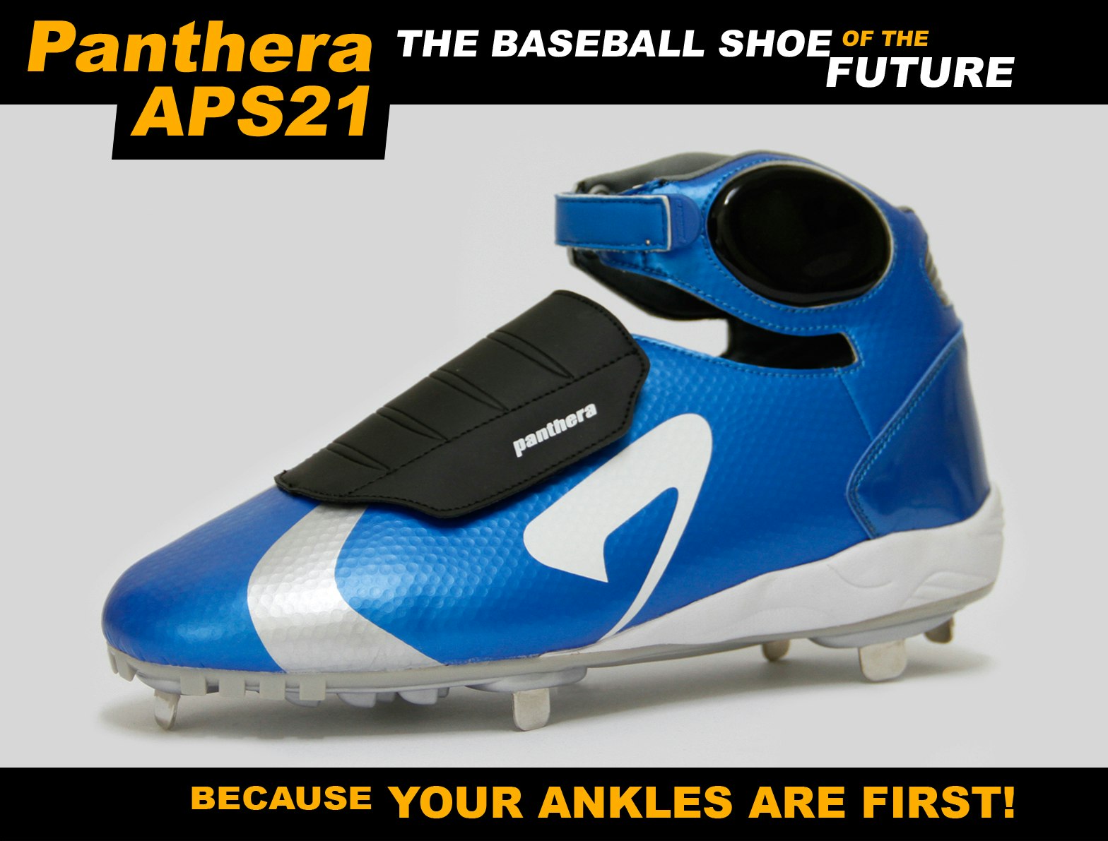 THE ANKLE PROTECTION SHOE FOR FOOTBALL & BASEBALL. APS21 PANTHERA gallery image