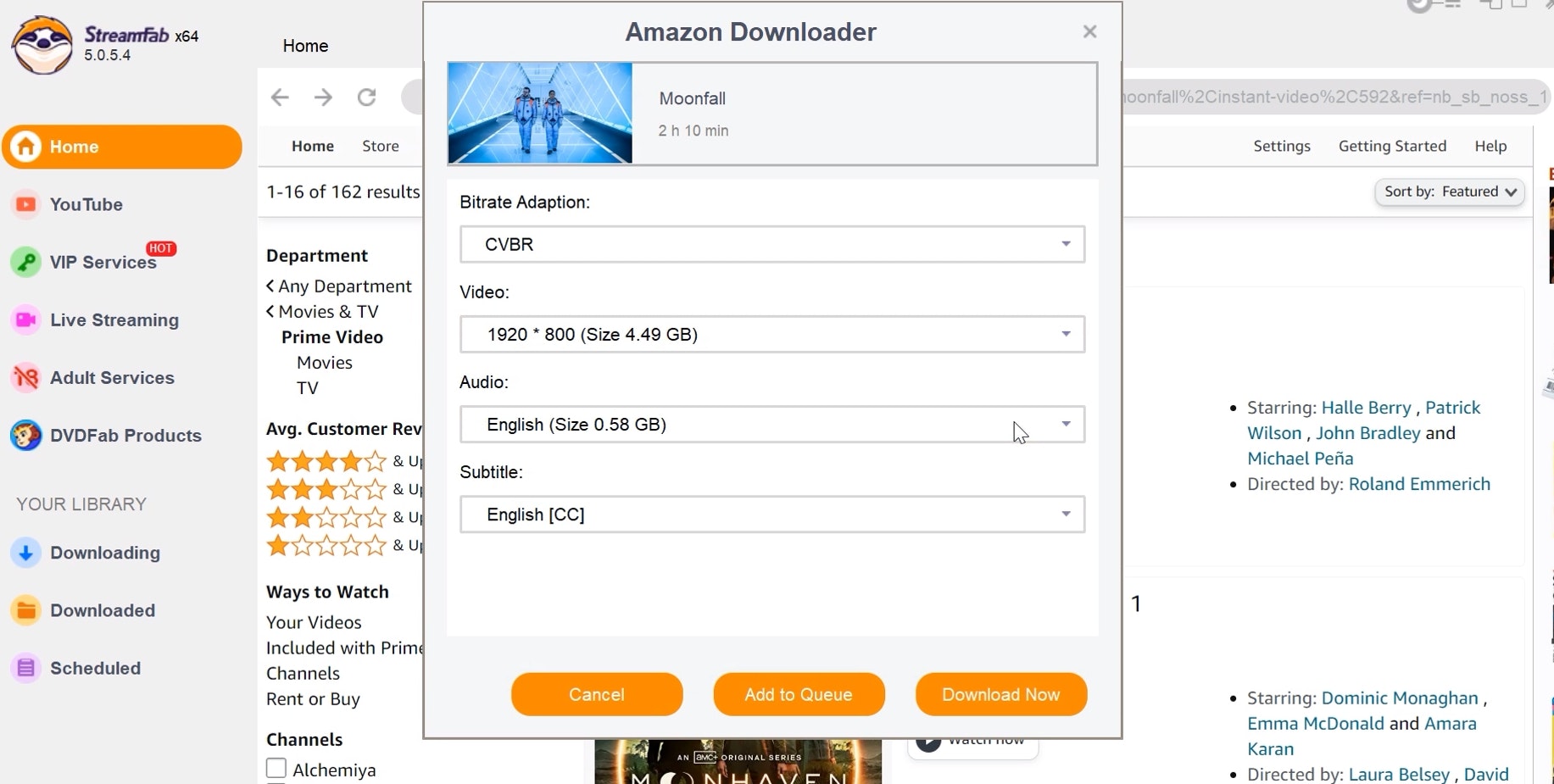 StreamFab Amazon Downloader - Amazon Çevrimdışı Videoları İzleyin medya 3