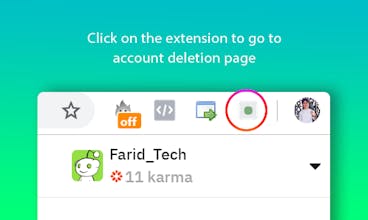 Just Delete Me Extension gallery image