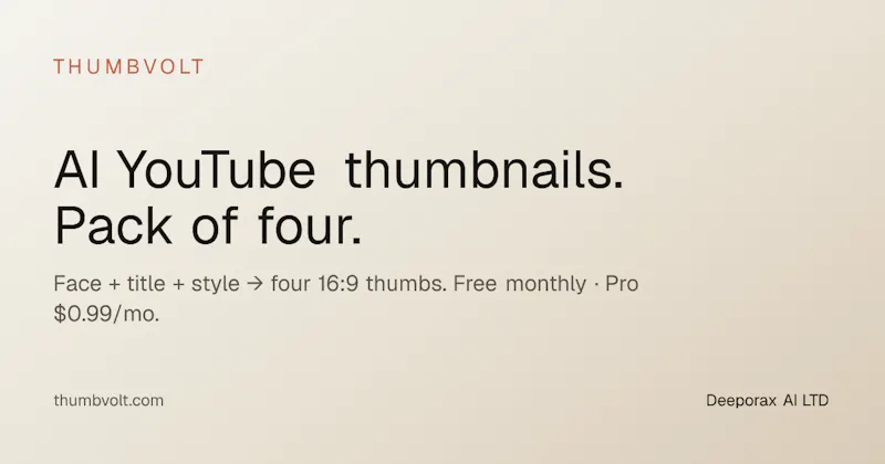 Thumbvolt screenshot 1