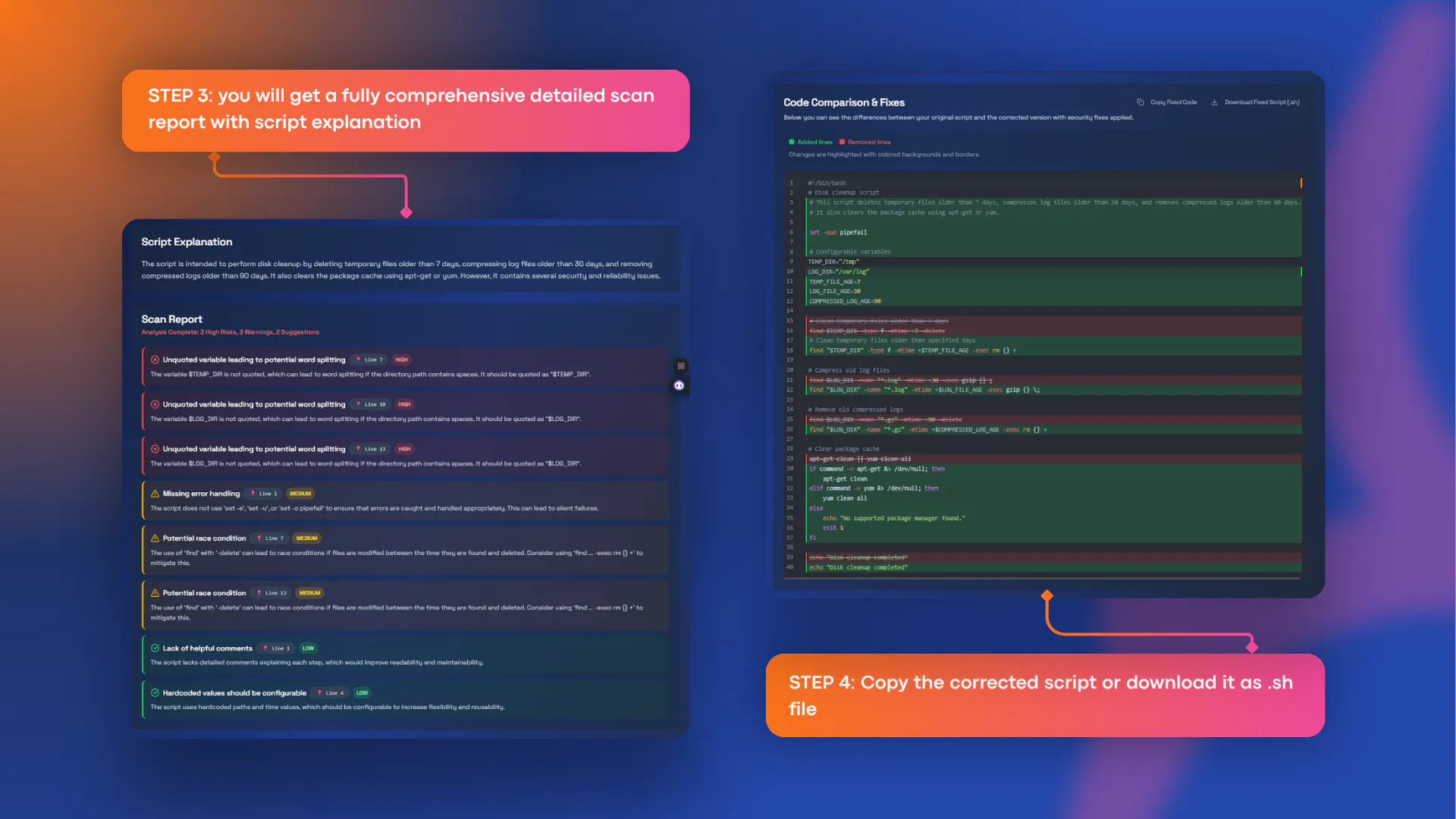 ShellDef: Shell script analyzer to scan, detect, + protect | Product Hunt