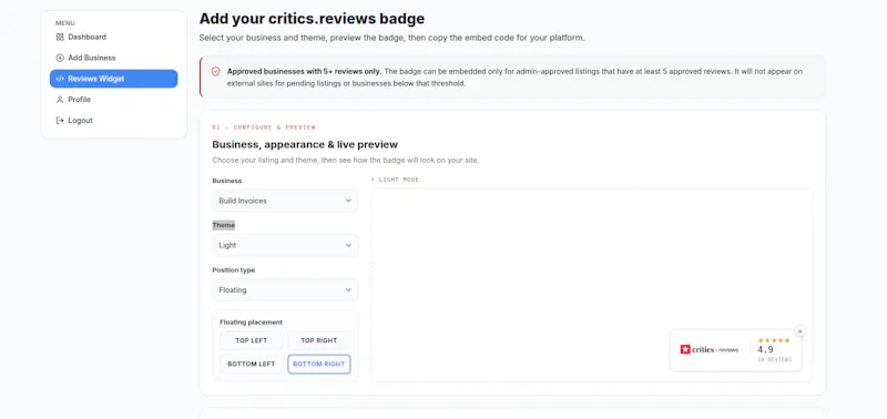 Critics Reviews screenshot 4