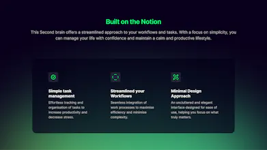 Second Brain Notion Template gallery image