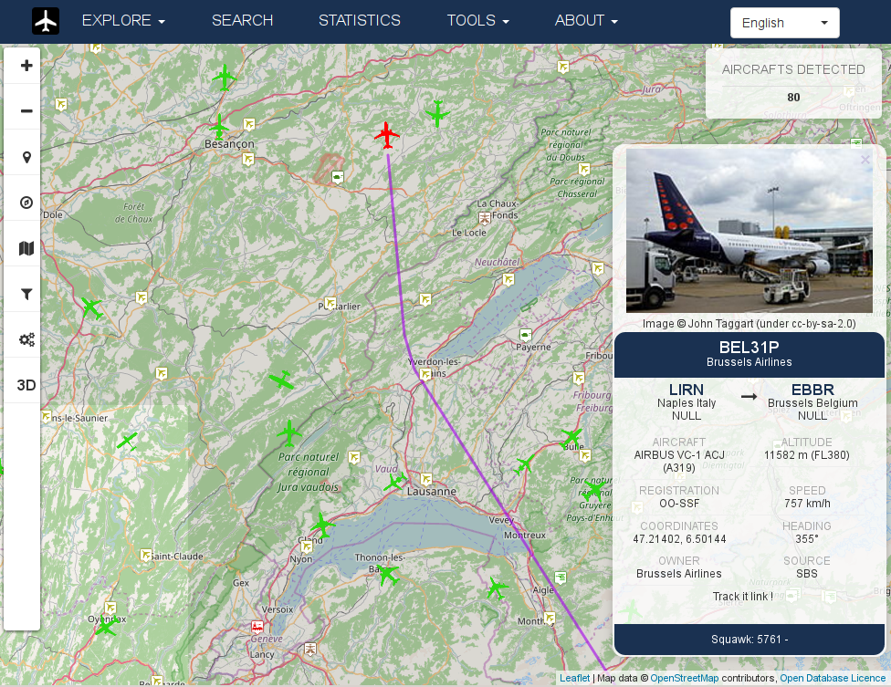 FlightAirMap gallery image