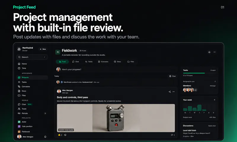 Project Feed screenshot 1
