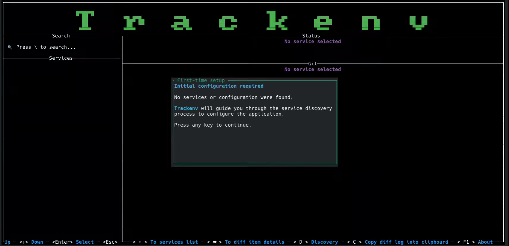 Trackenv gallery image