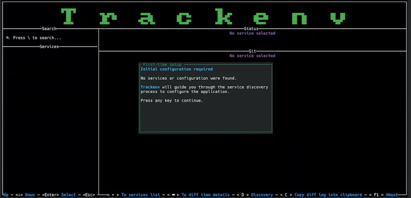 Trackenv screenshot 3