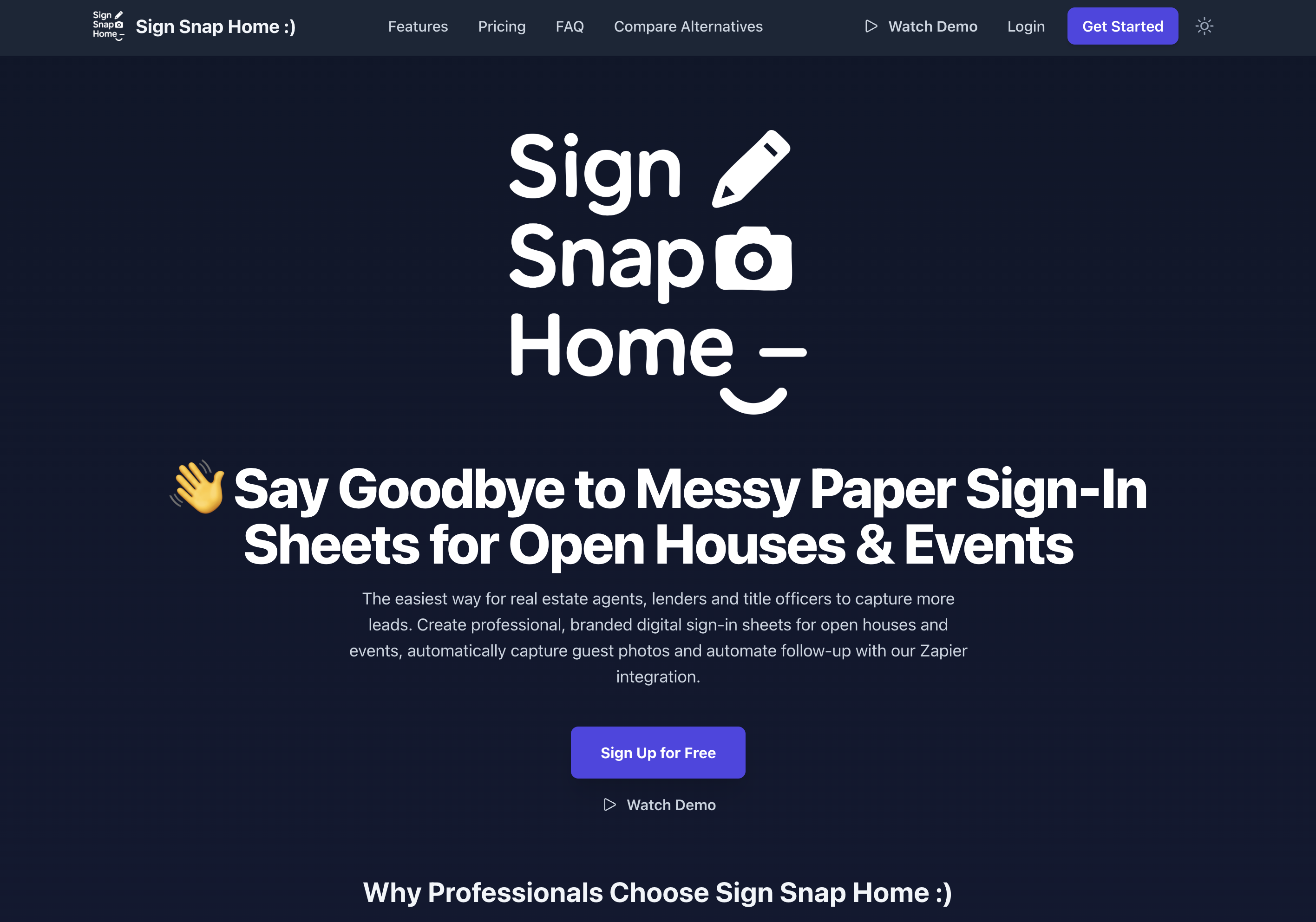 Sign Snap Home :) gallery image