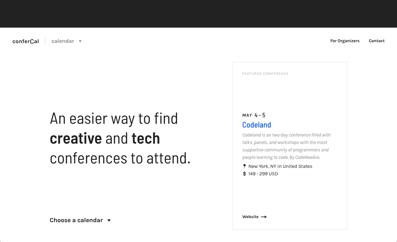 conferCal gallery image