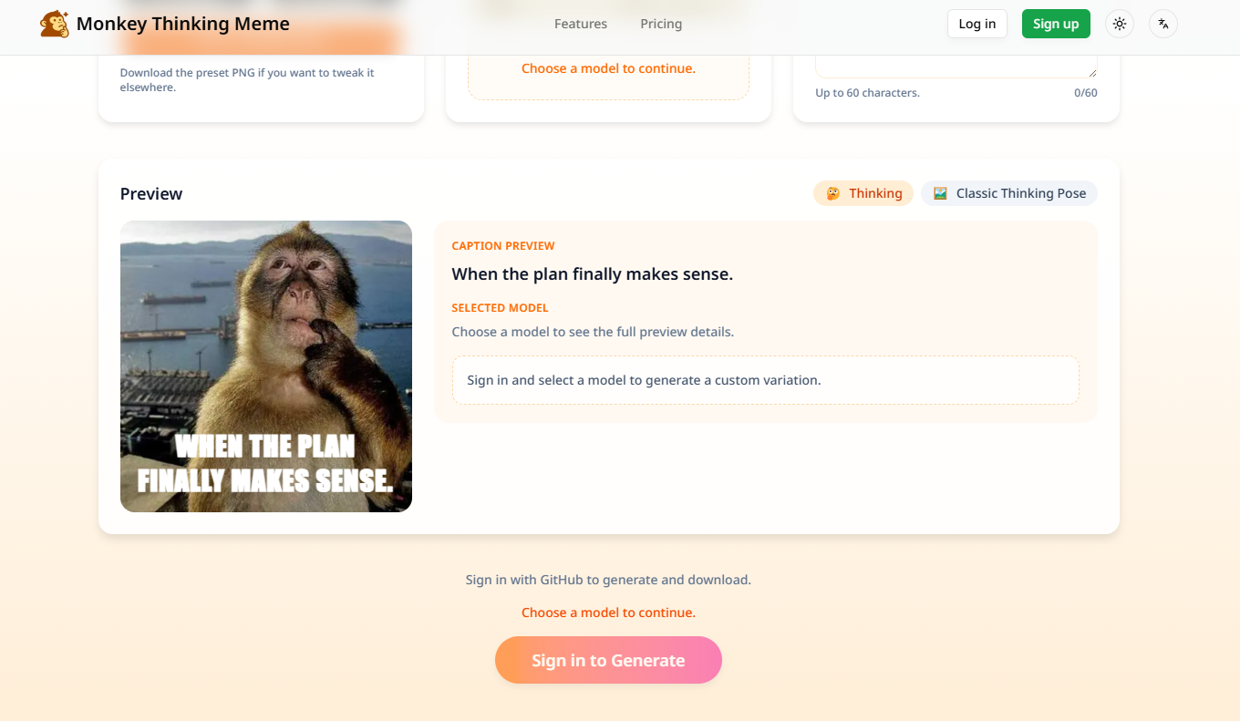 Monkey Thinking Meme gallery image