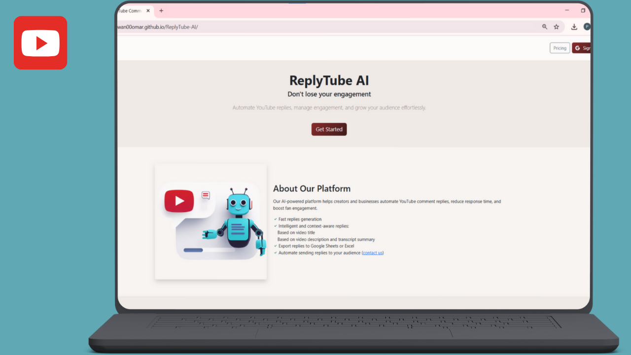 ReplyTube AI - YouTube Replies Generator media 3