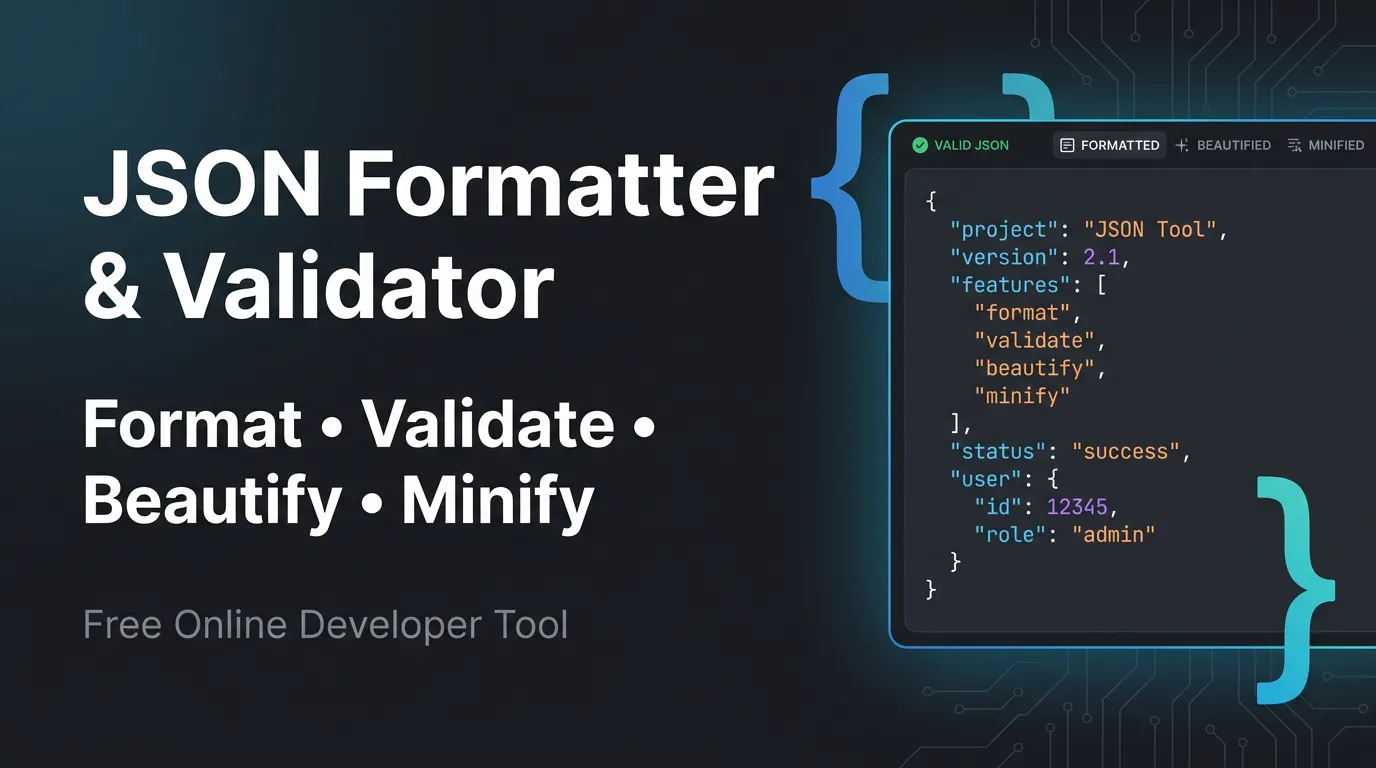 JSON Formatter & Validator gallery image