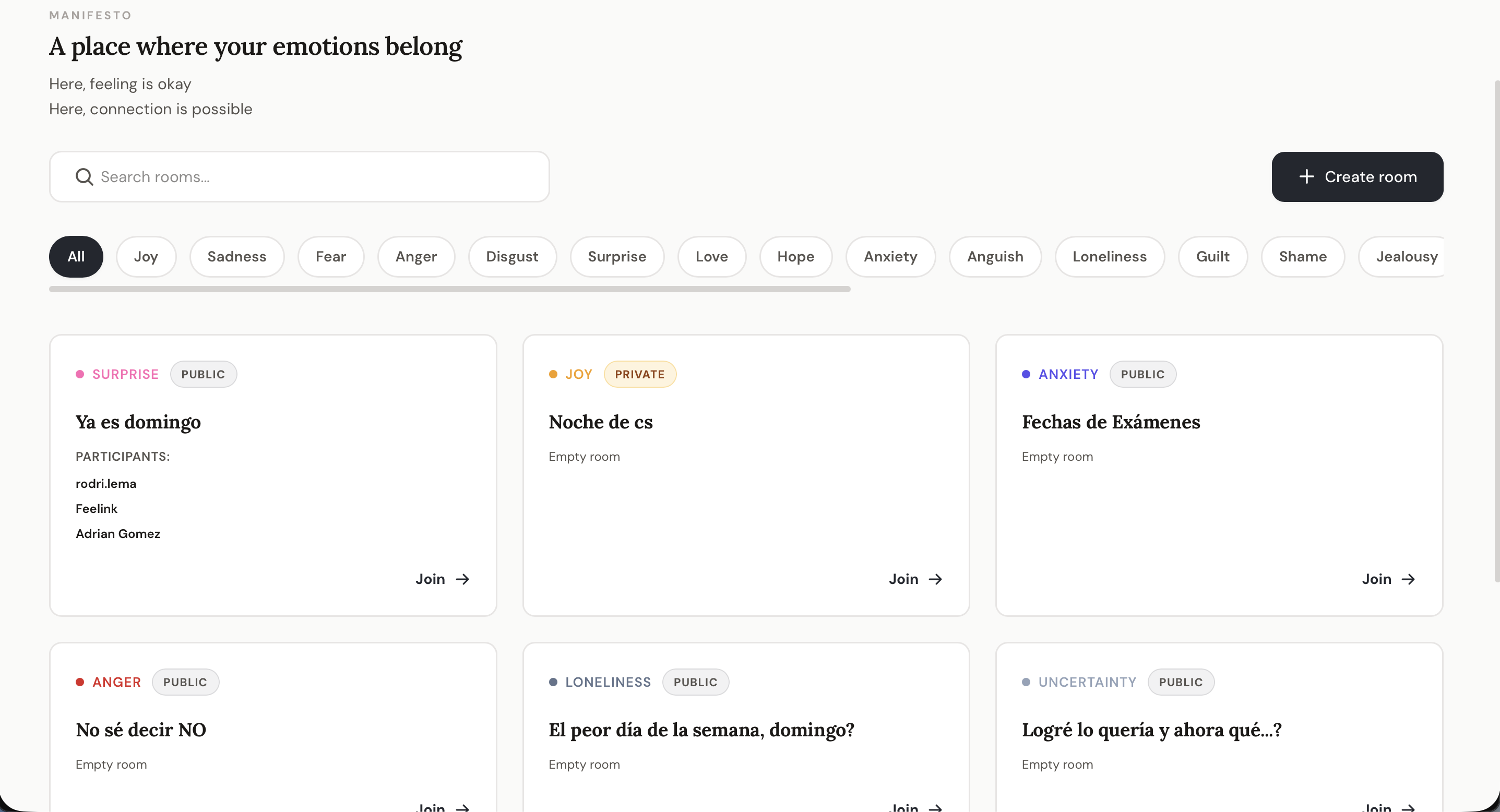 Feelink - Screenshot 2 showing product features and functionality