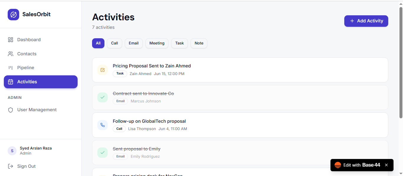 SalesOrbit CRM gallery image