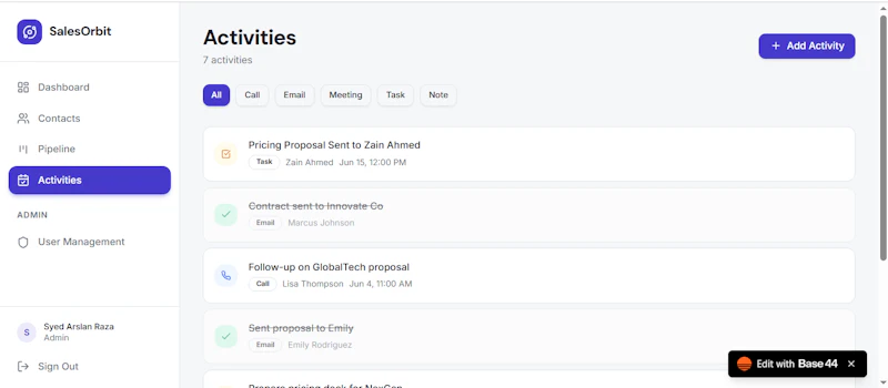 SalesOrbit CRM screenshot 4