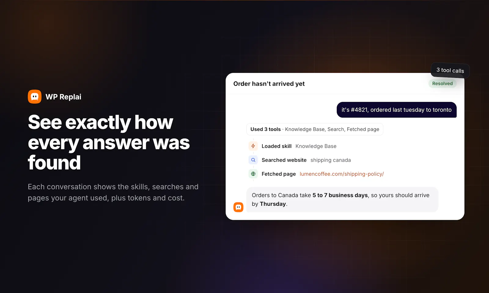 WP Replai screenshot 3