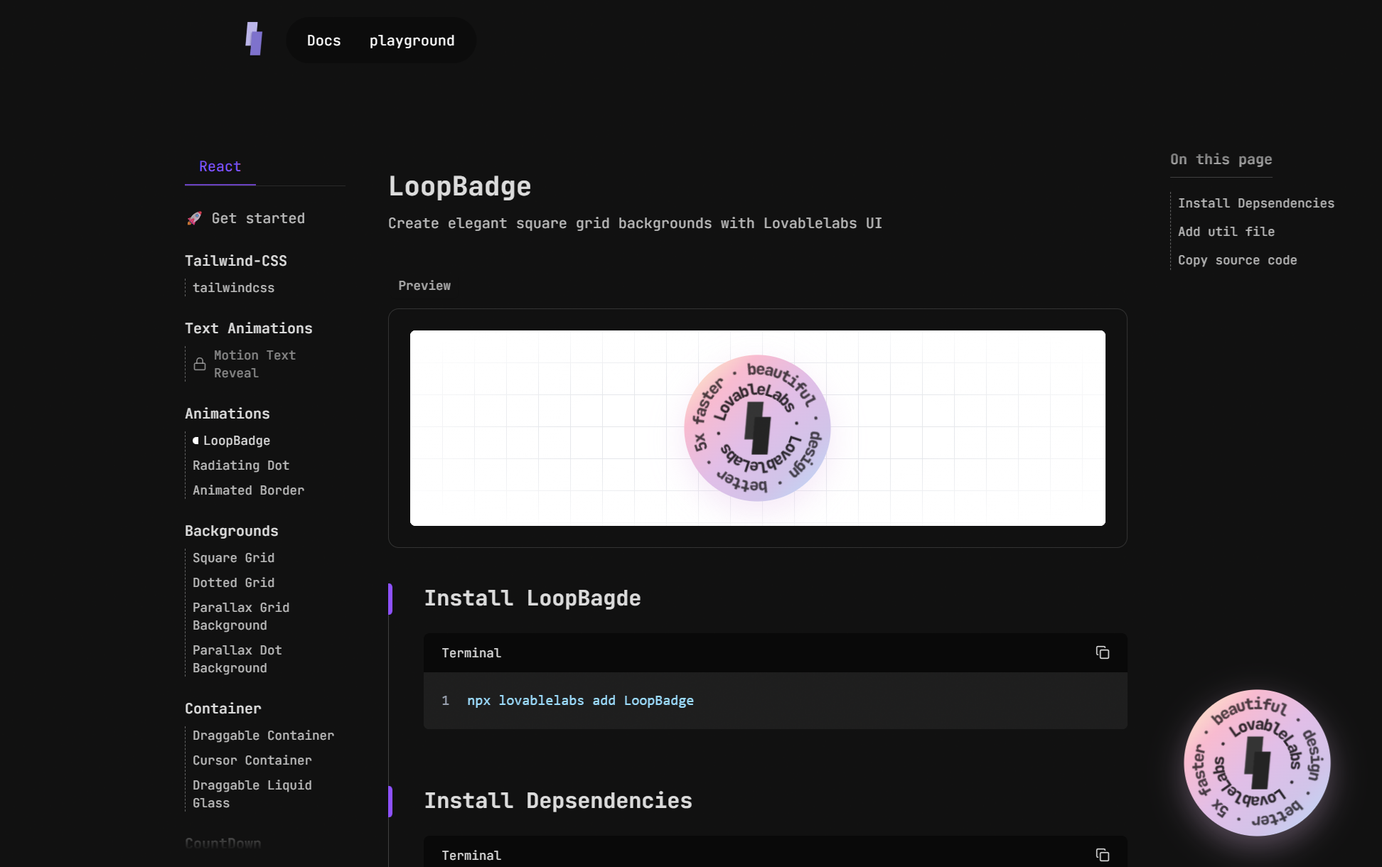 وسائط LovableLabs واجهة المستخدم - Supercharge Frontend الخاص بك مع مكونات React Plug-&-Play. 3