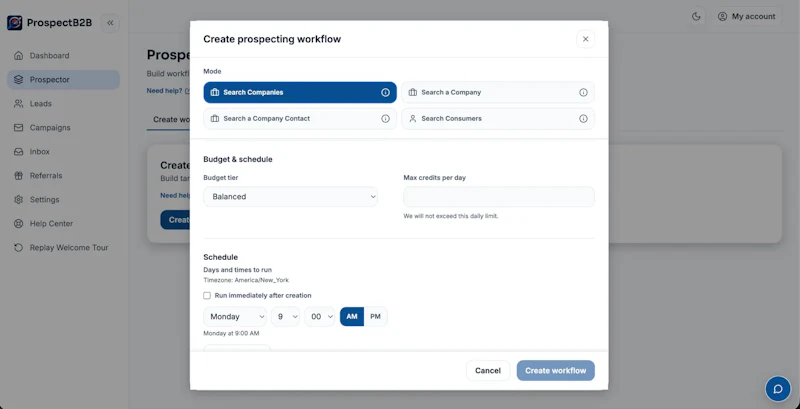 ProspectB2B screenshot 2