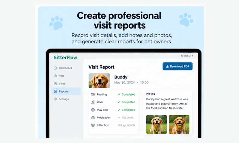 SitterFlow screenshot 3