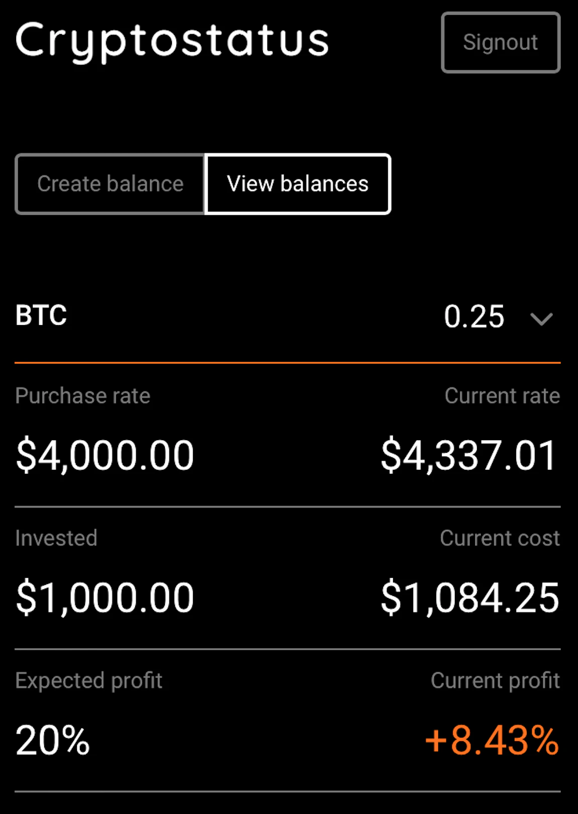Cryptostatus Image