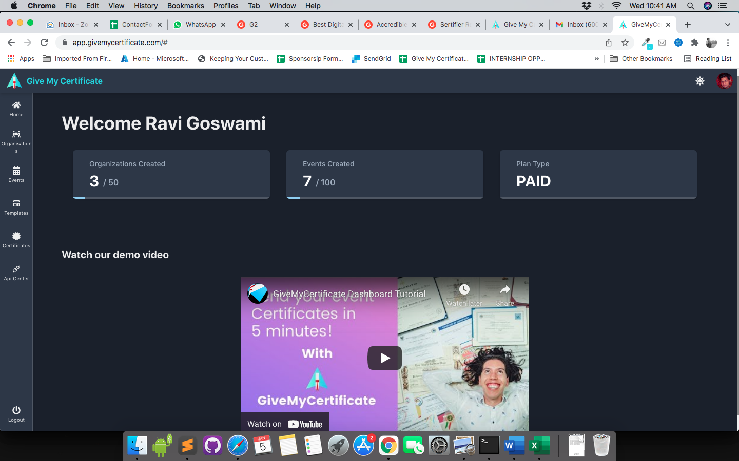 Give My Certificate gallery image