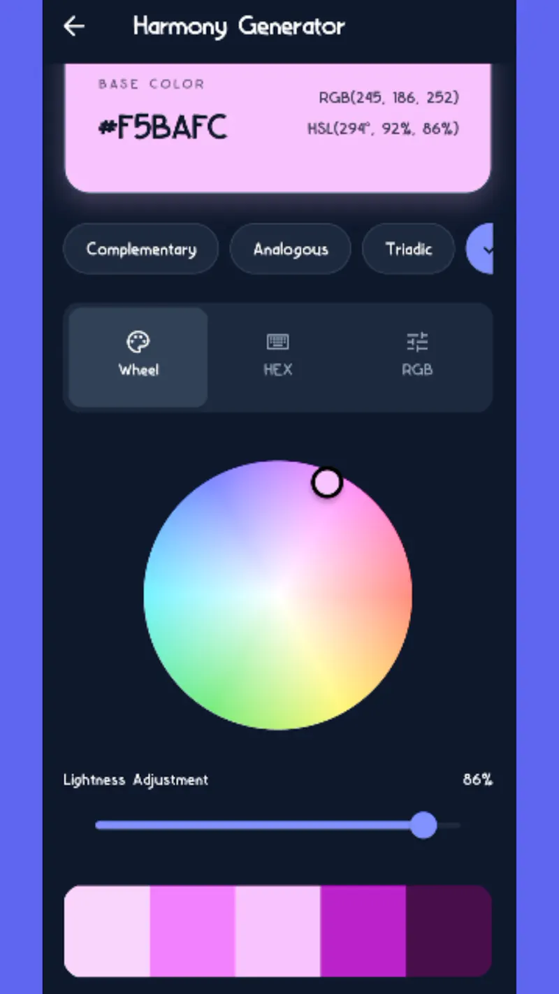 Color Palette Generator screenshot 2