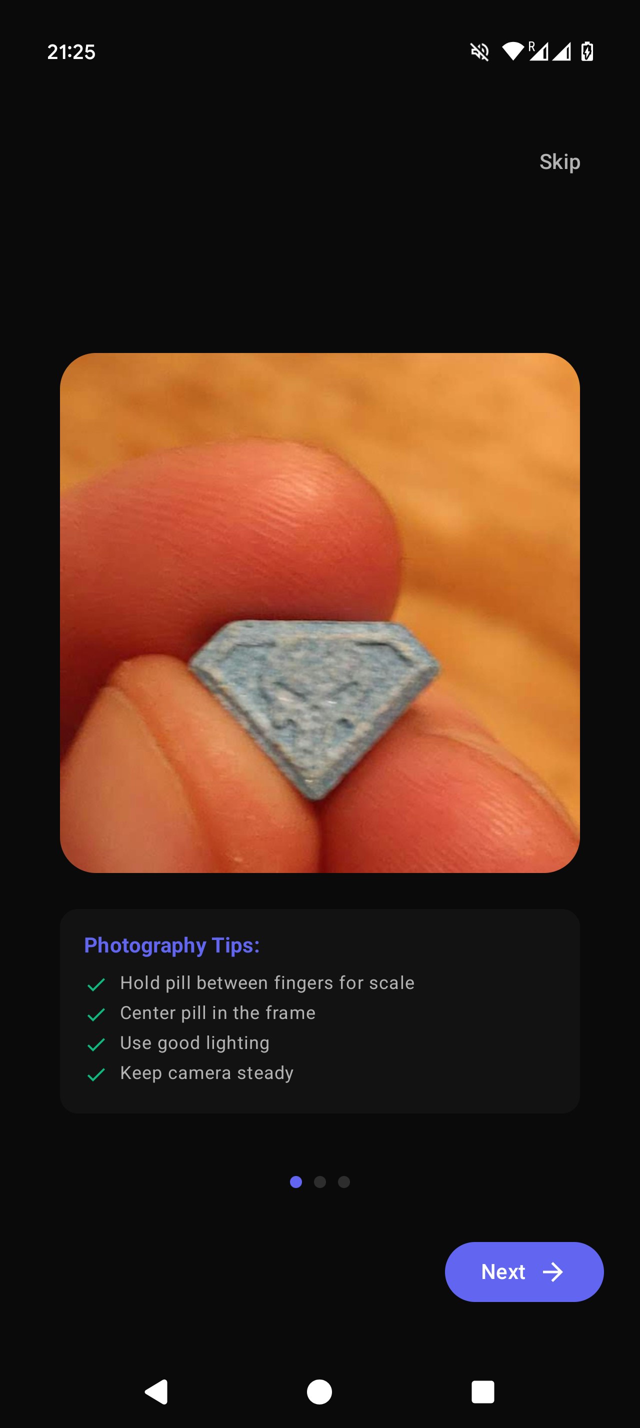 PillScanner - detect dirty XTC screenshot 1