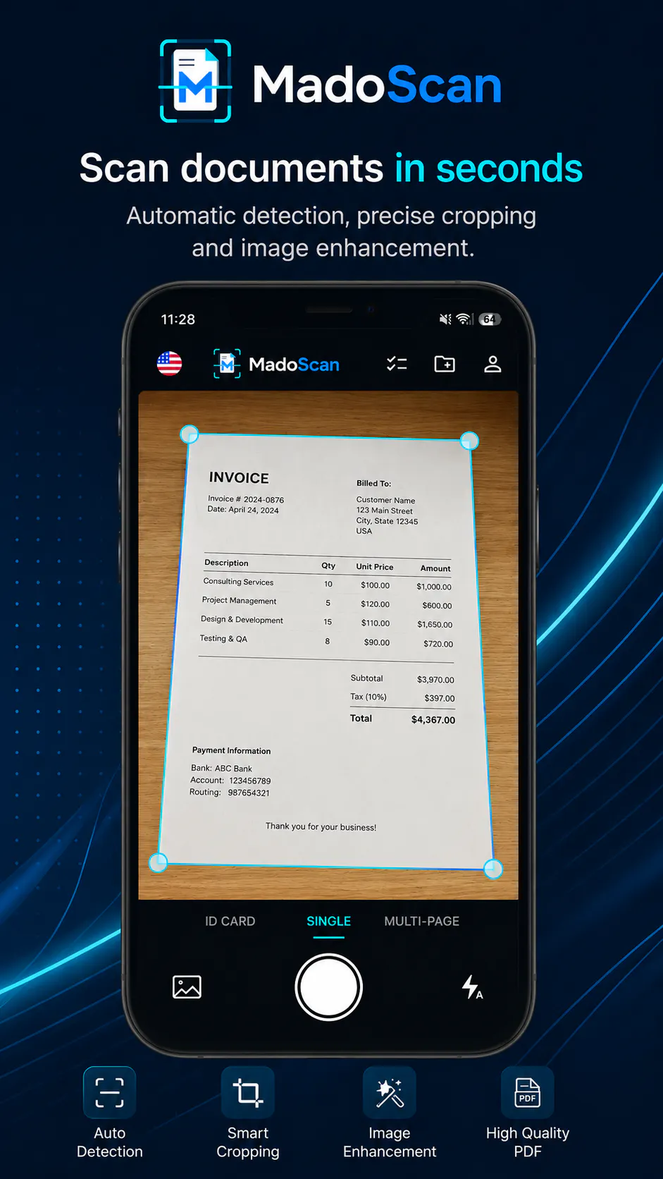 MadoScan screenshot
