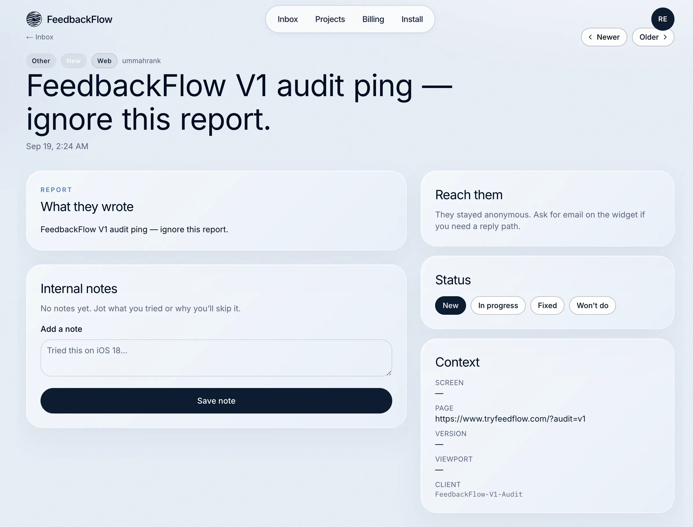 FeedbackFlow gallery image