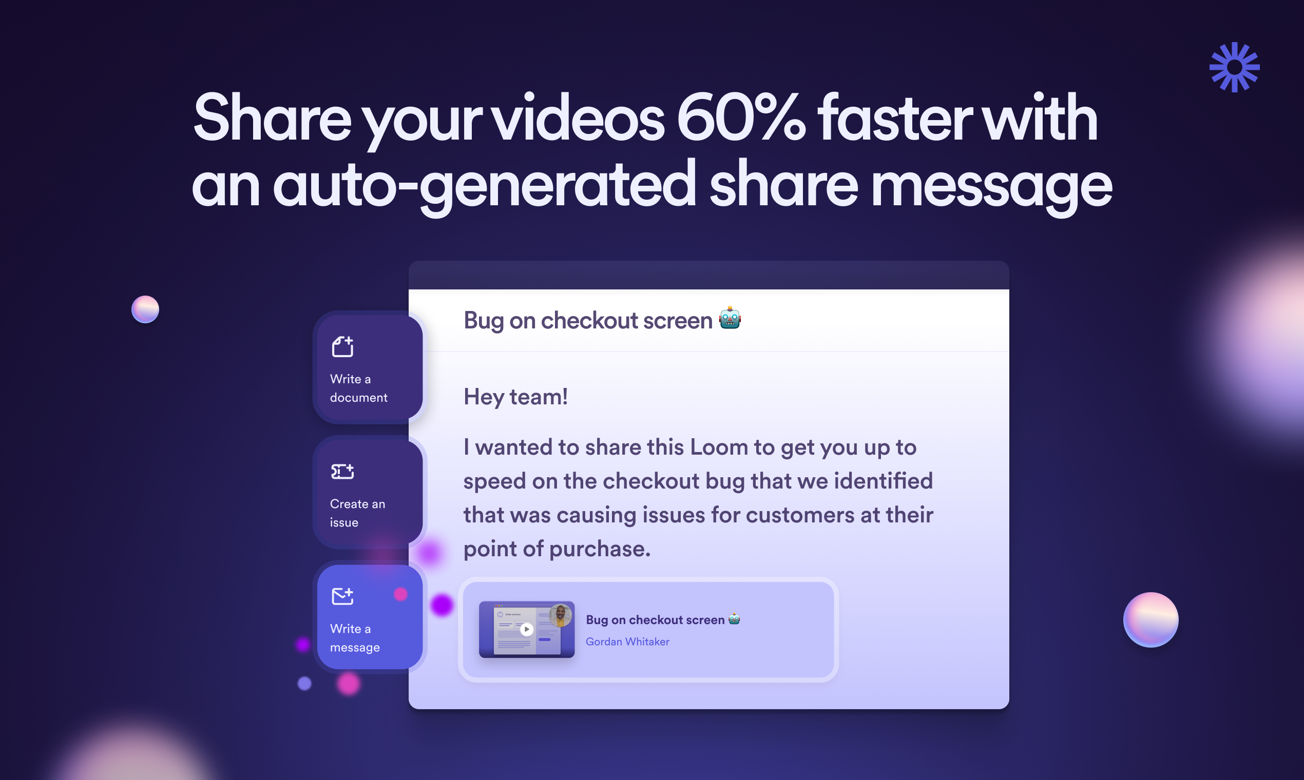 Loom AI Workfllows - Включите любое видео в ткацких станках в документы, готовые к общению, в щелчке медиа 5