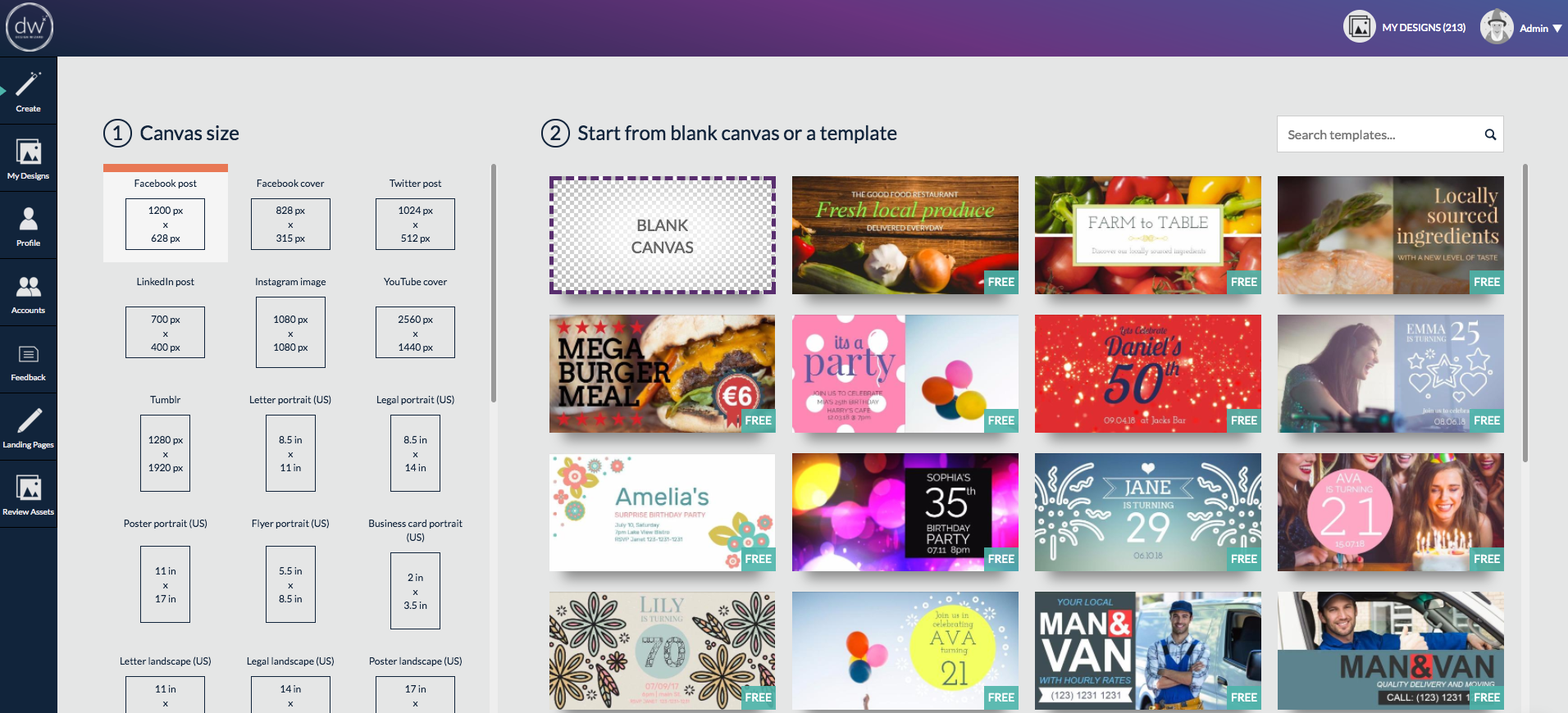 Design Wizard gallery image