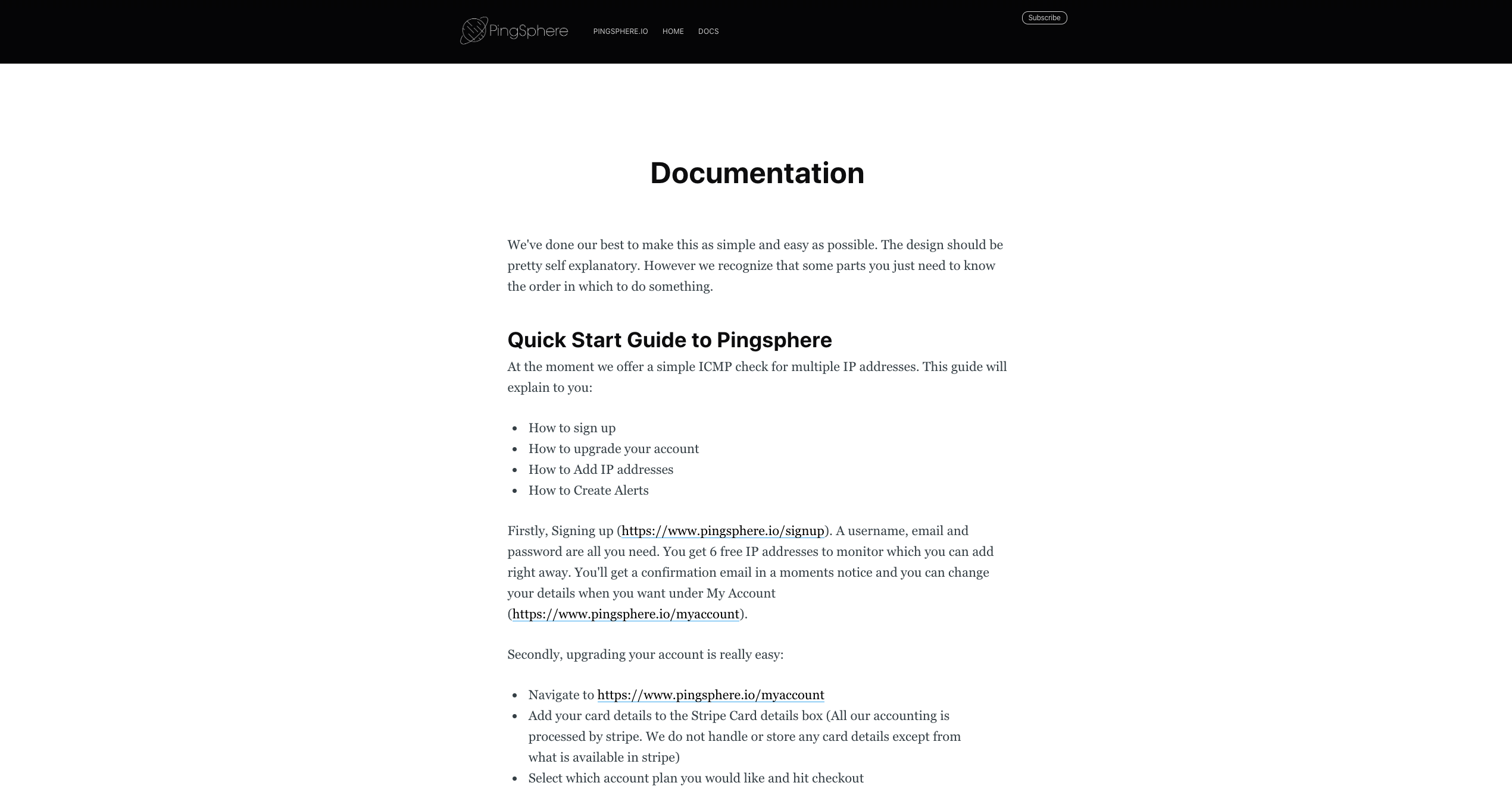 PingSphere.io gallery image