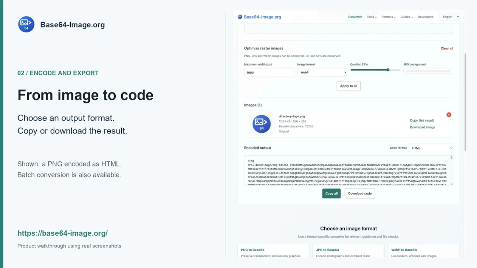 Base64-Image.org screenshot 1 (video preview)