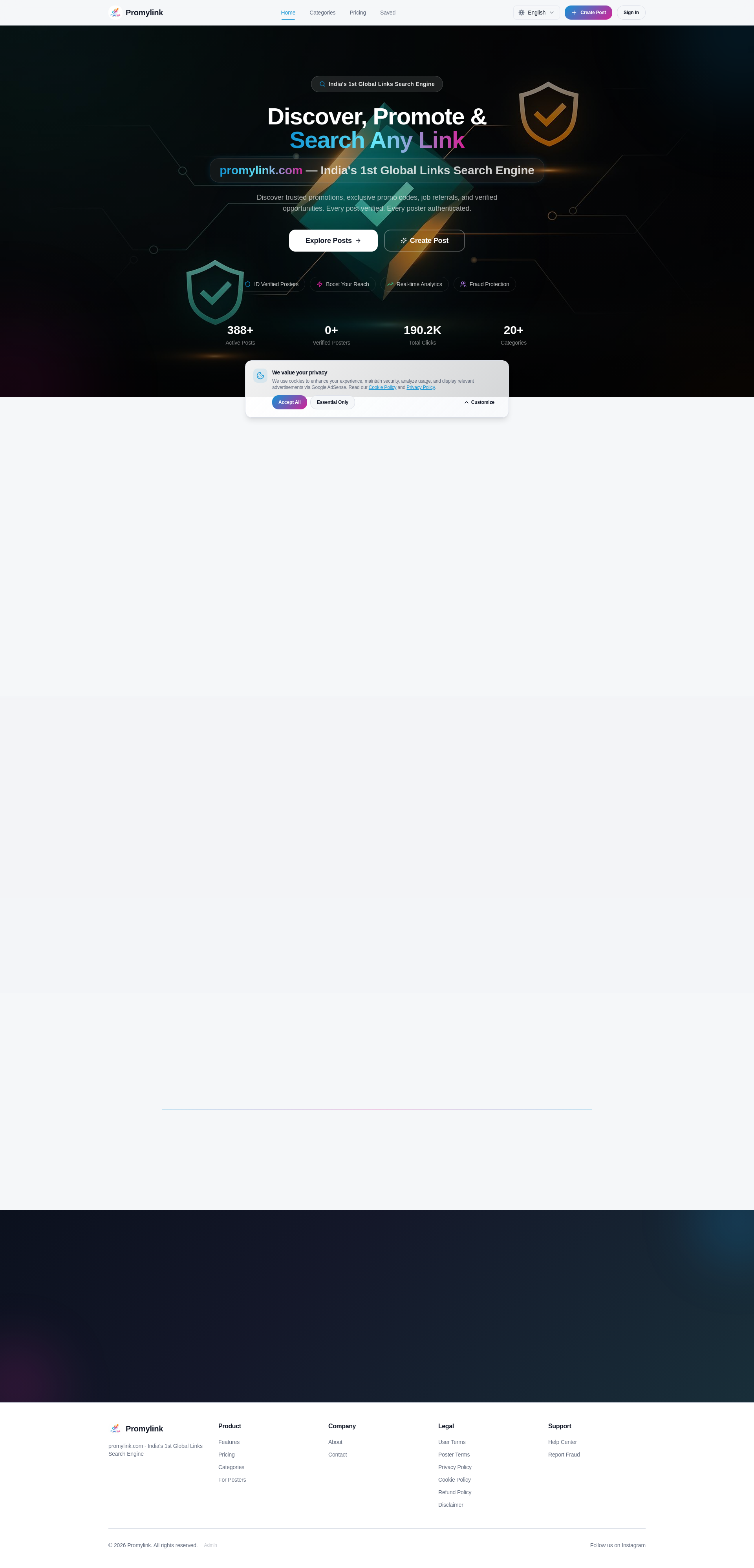 promylink.com - Main product screenshot demonstrating key features and user interface