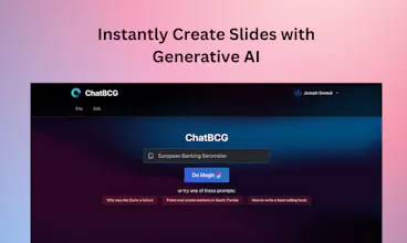 ChatBCG Generative AI for Slides gallery image